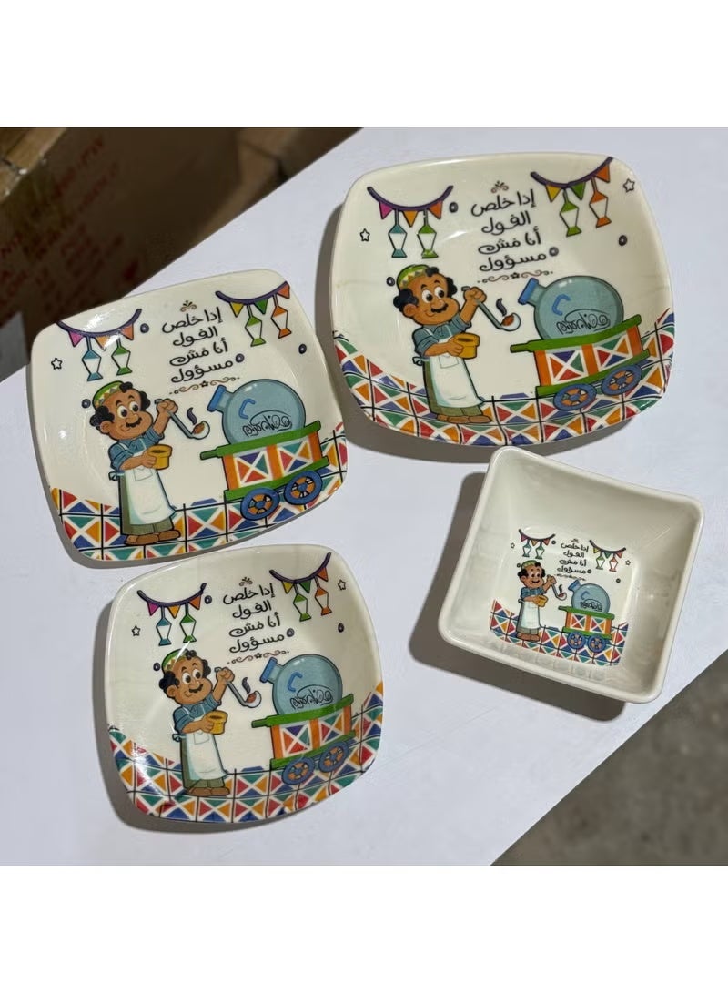 Melamine dinner set 24 - Image 3